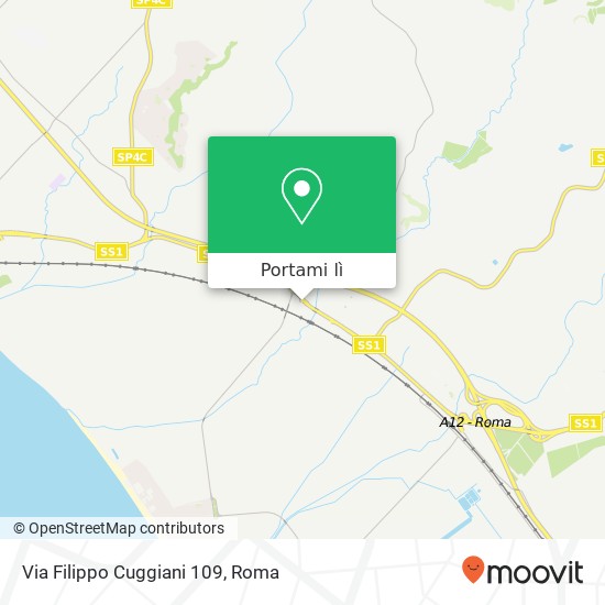 Mappa Via Filippo Cuggiani 109