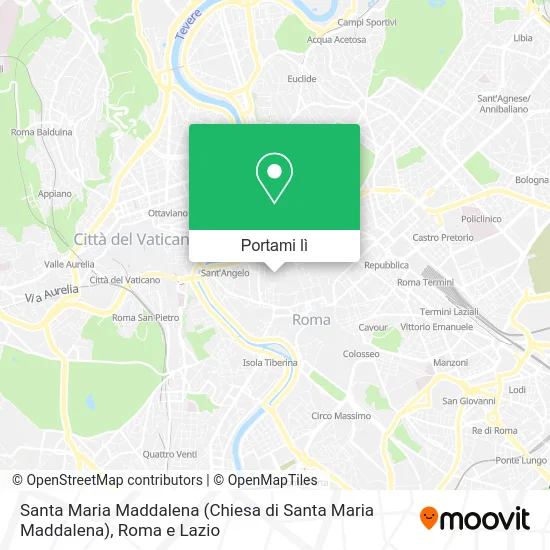 Mappa Santa Maria Maddalena (Chiesa di Santa Maria Maddalena)