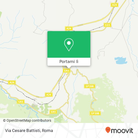 Mappa Via Cesare Battisti