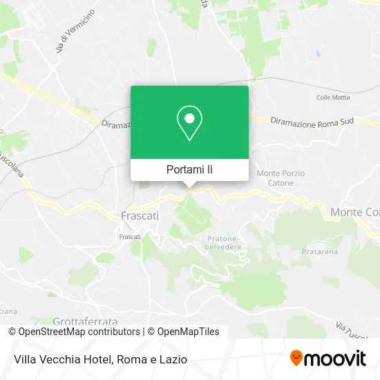 Mappa Villa Vecchia Hotel