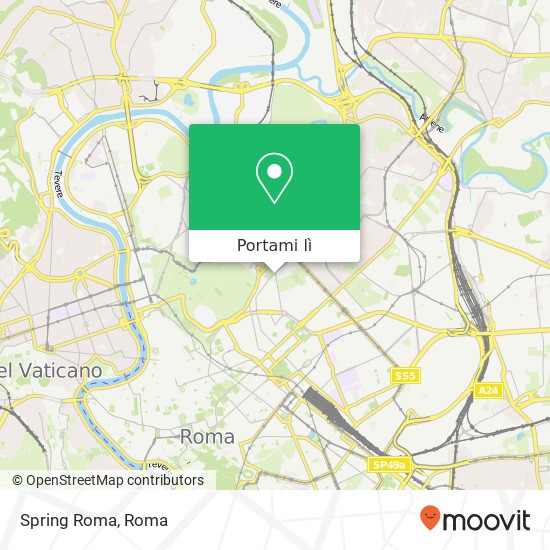 Mappa Spring Roma