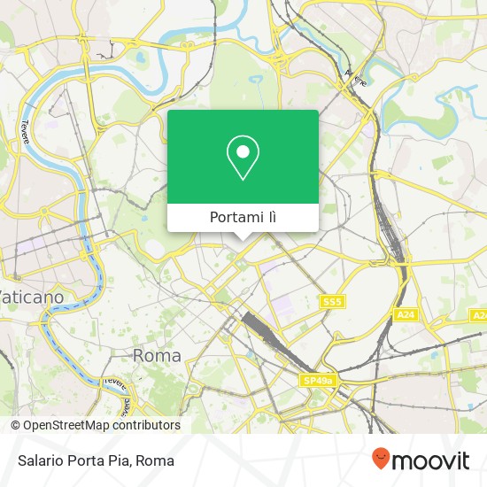 Mappa Salario Porta Pia