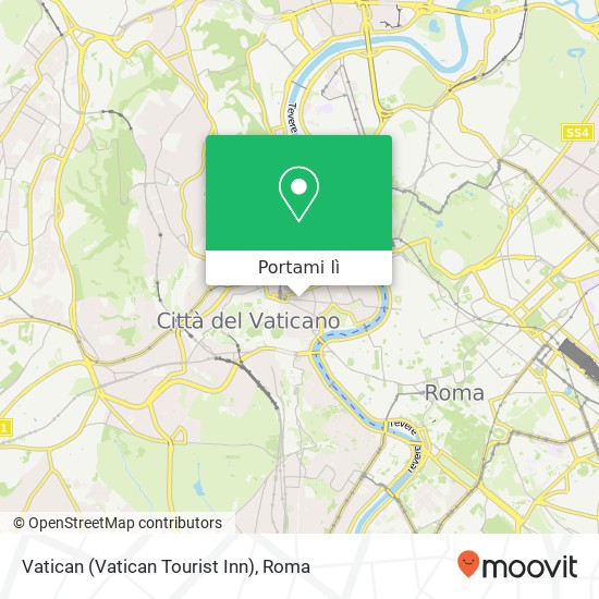 Mappa Vatican (Vatican Tourist Inn)