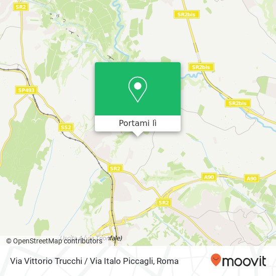 Mappa Via Vittorio Trucchi / Via Italo Piccagli