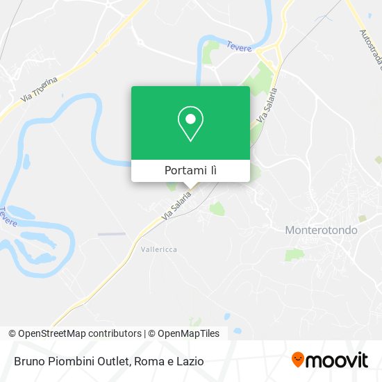 Mappa Bruno Piombini Outlet
