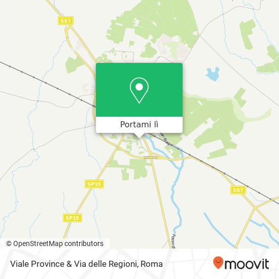 Mappa Viale Province & Via delle Regioni