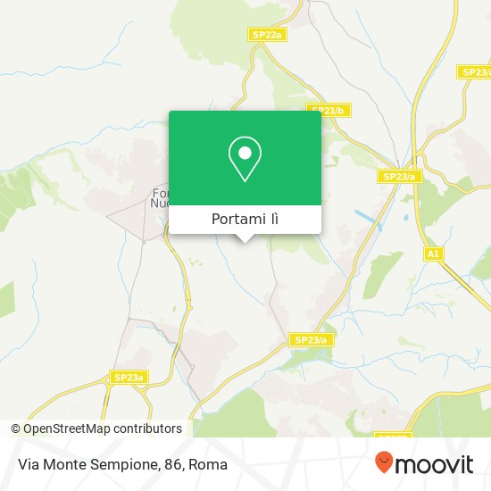 Mappa Via Monte Sempione, 86