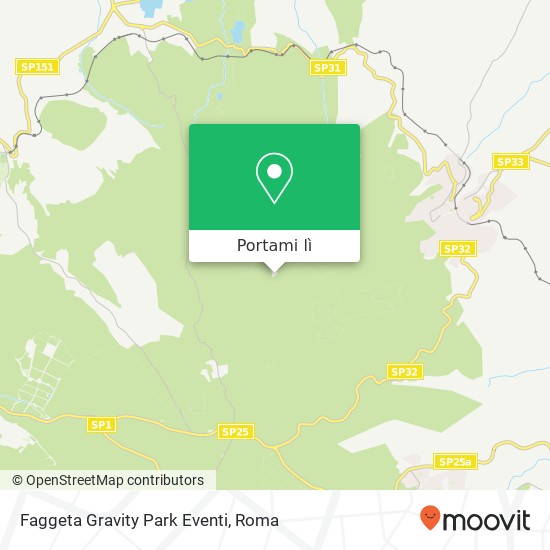 Mappa Faggeta Gravity Park Eventi