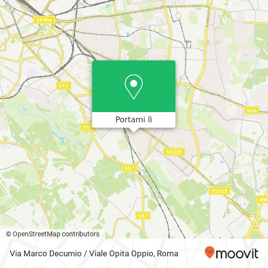 Mappa Via Marco Decumio / Viale Opita Oppio