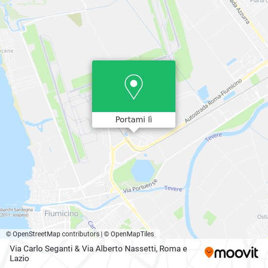 Mappa Via Carlo Seganti & Via Alberto Nassetti