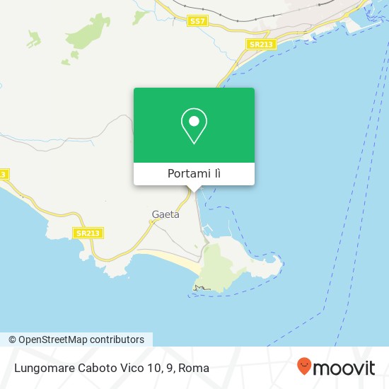 Mappa Lungomare Caboto Vico 10, 9