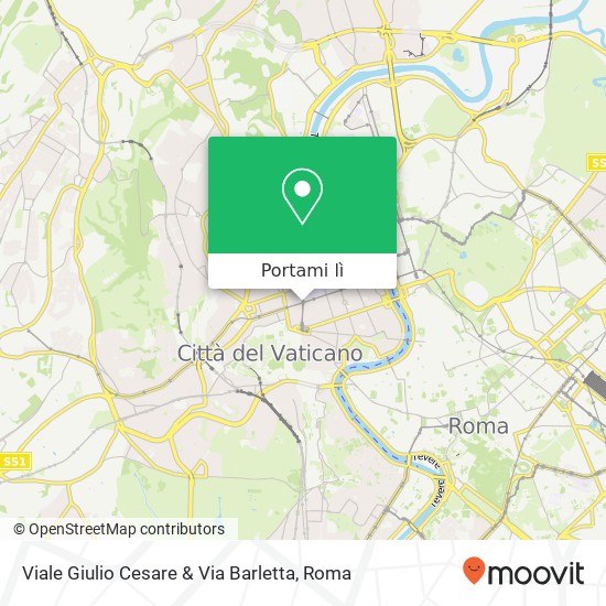 Mappa Viale Giulio Cesare & Via Barletta
