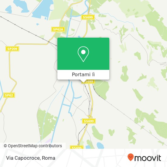 Mappa Via Capocroce