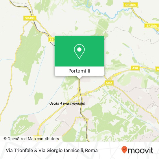 Mappa Via Trionfale & Via Giorgio Iannicelli