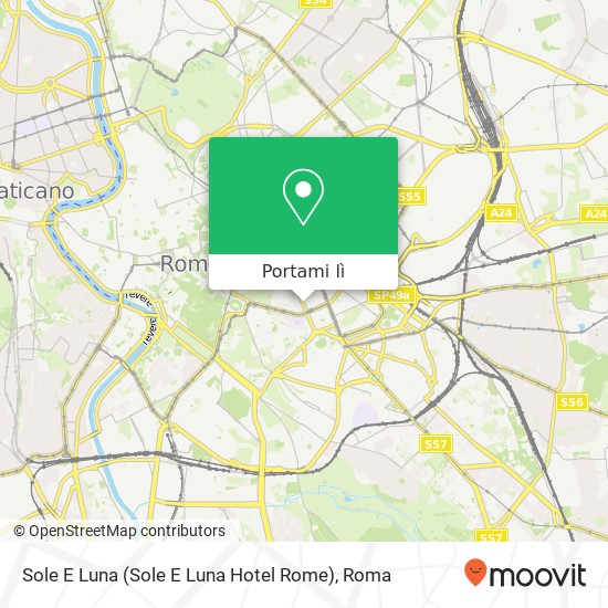 Mappa Sole E Luna (Sole E Luna Hotel Rome)