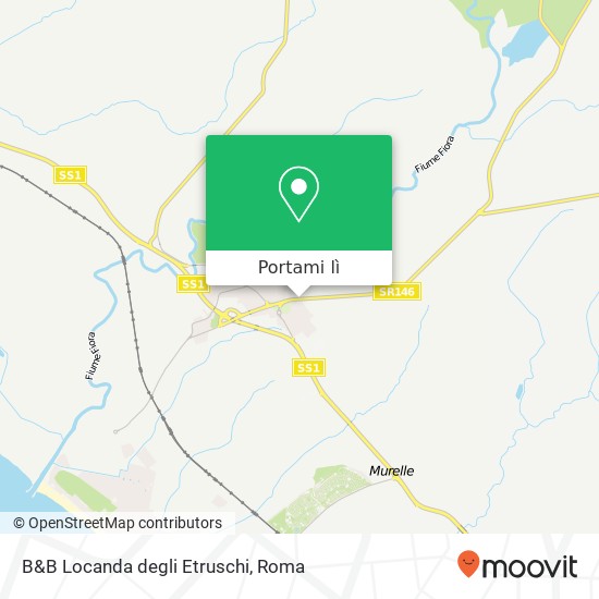 Mappa B&B Locanda degli Etruschi