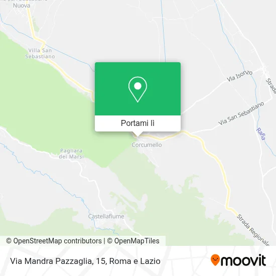 Mappa Via Mandra Pazzaglia, 15