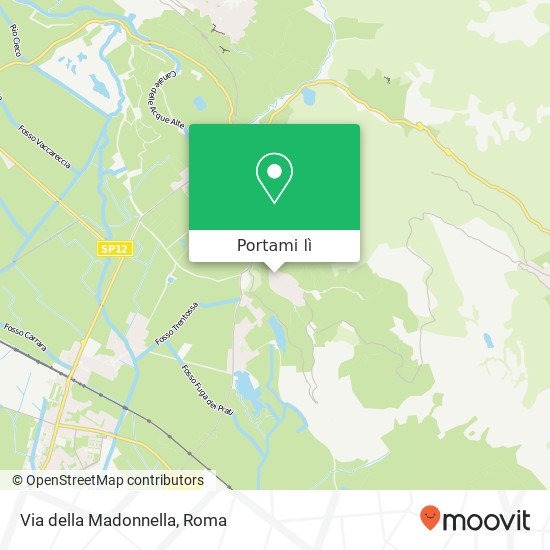 Mappa Via della Madonnella