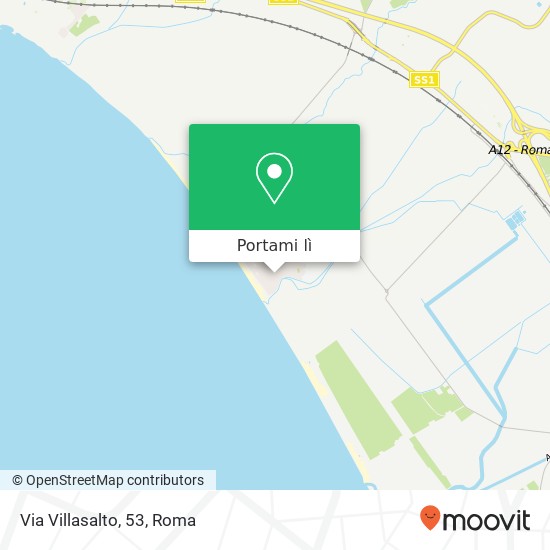 Mappa Via Villasalto, 53