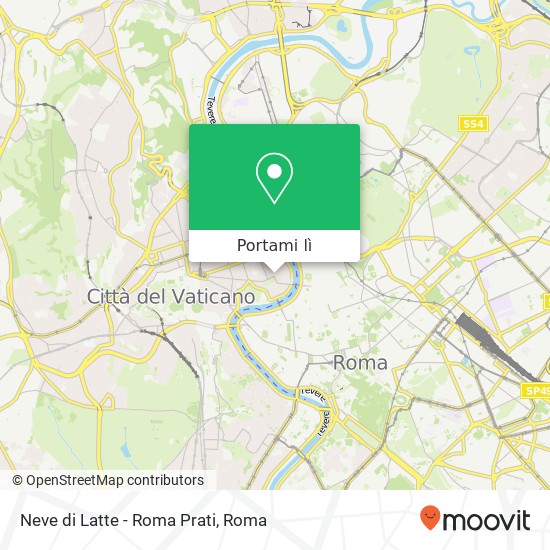 Mappa Neve di Latte - Roma Prati