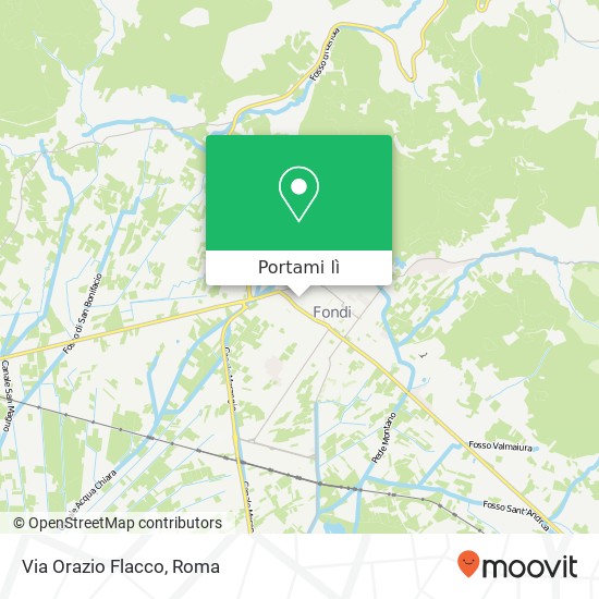 Mappa Via Orazio Flacco