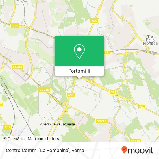Mappa Centro Comm. "La Romanina"