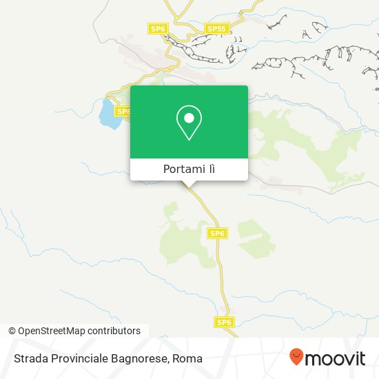 Mappa Strada Provinciale Bagnorese