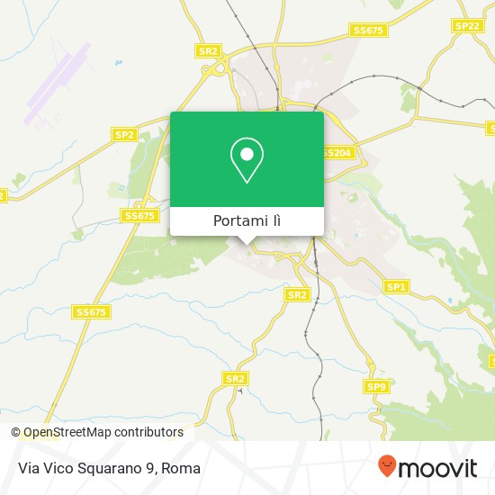 Mappa Via Vico Squarano 9