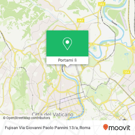 Mappa Fujisan Via Giovanni Paolo Pannini 13 / a