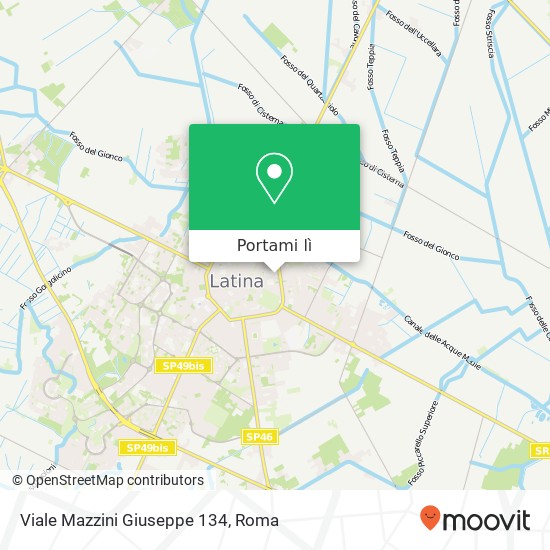 Mappa Viale Mazzini Giuseppe 134