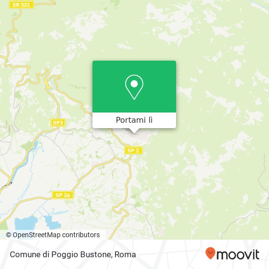 Mappa Comune di Poggio Bustone