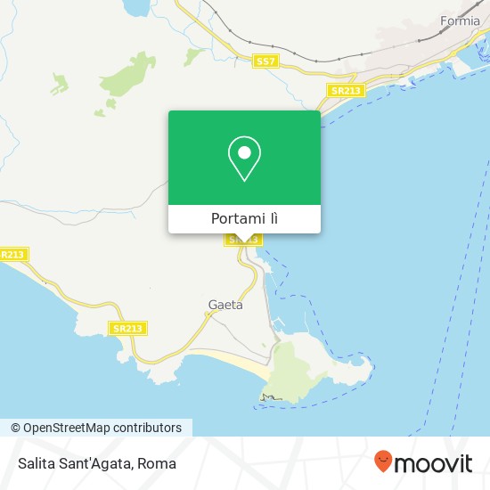 Mappa Salita Sant'Agata