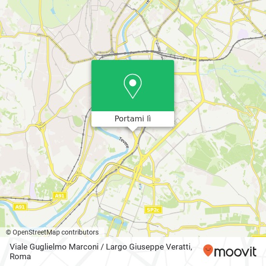 Mappa Viale Guglielmo Marconi / Largo Giuseppe Veratti