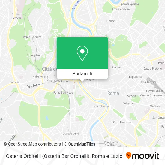 Mappa Osteria Orbitelli (Osteria Bar Orbitelli)