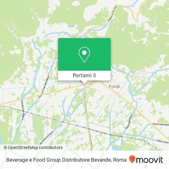 Mappa Beverage e Food Group Distributore Bevande