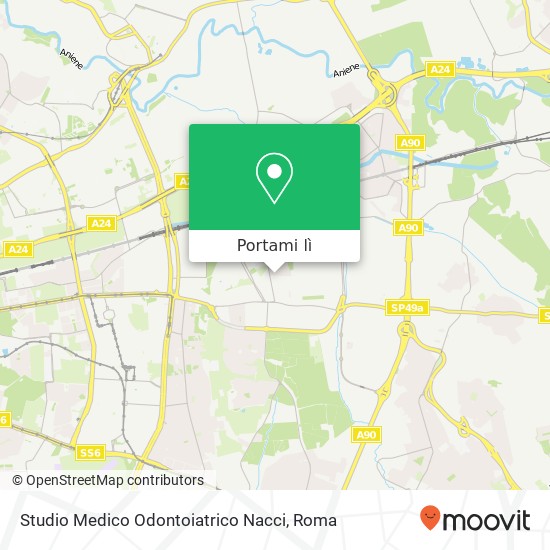 Mappa Studio Medico Odontoiatrico Nacci