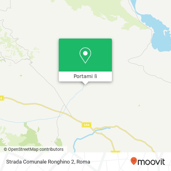 Mappa Strada Comunale Ronghino 2