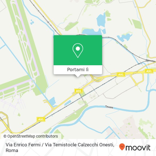 Mappa Via Enrico Fermi / Via Temistocle Calzecchi Onesti