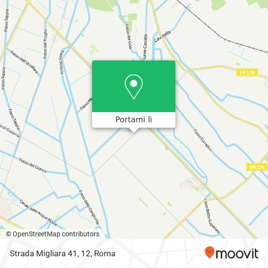 Mappa Strada Migliara 41, 12