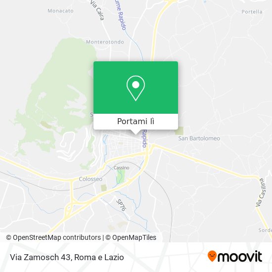 Mappa Via Zamosch 43