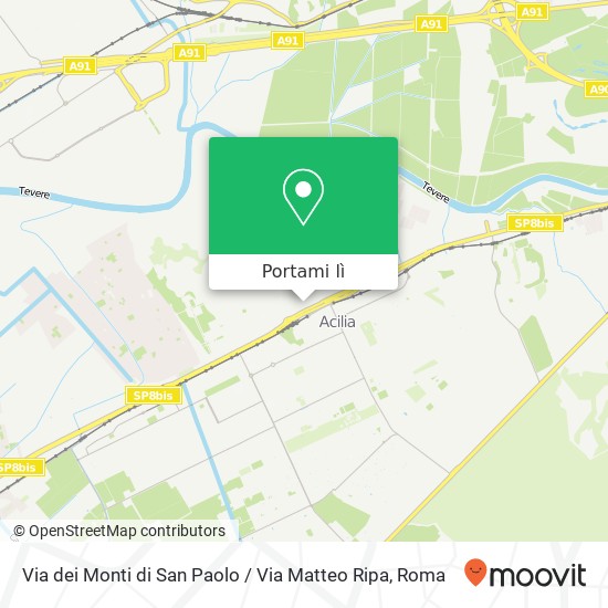 Mappa Via dei Monti di San Paolo / Via Matteo Ripa