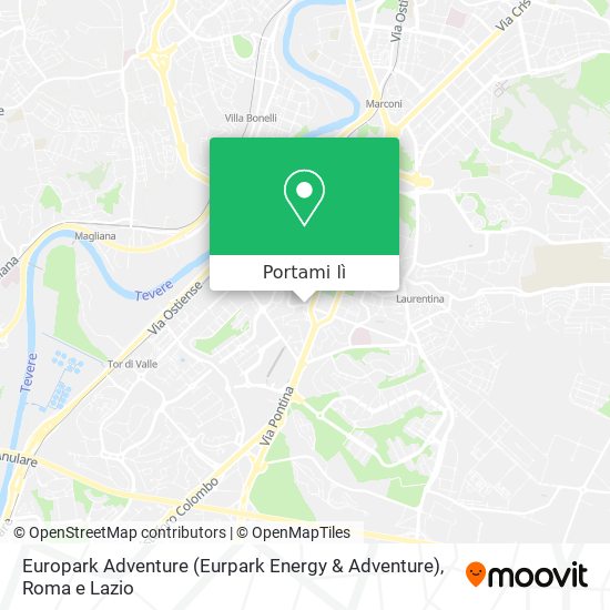 Mappa Europark Adventure (Eurpark Energy & Adventure)