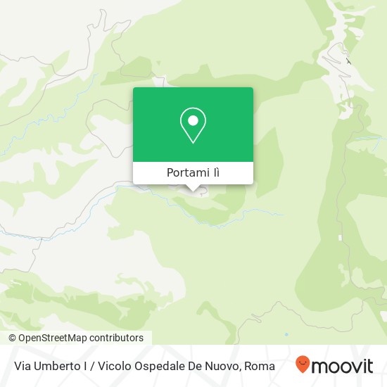 Mappa Via Umberto I / Vicolo Ospedale De Nuovo