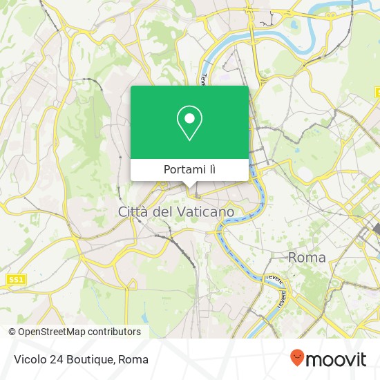 Mappa Vicolo 24 Boutique