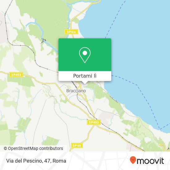 Mappa Via del Pescino, 47