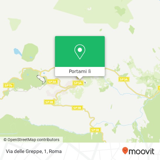 Mappa Via delle Greppe, 1