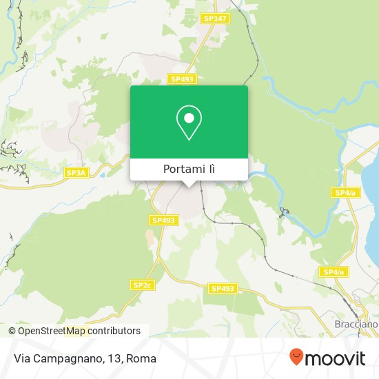 Mappa Via Campagnano, 13