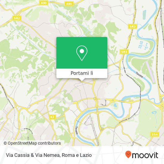 Mappa Via Cassia & Via Nemea