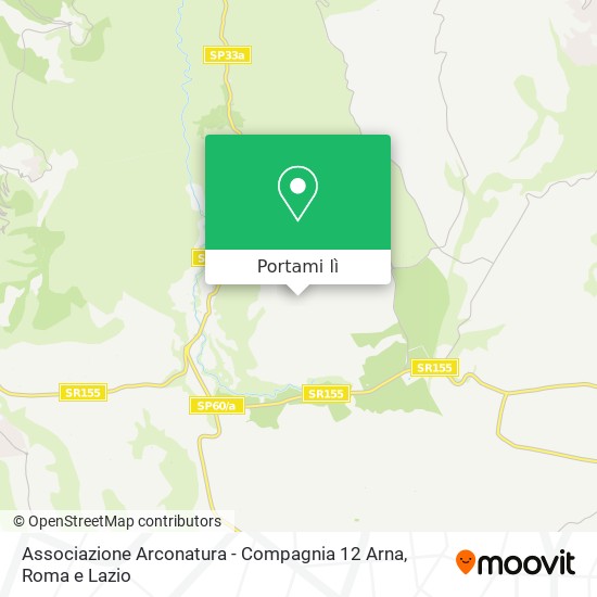 Mappa Associazione Arconatura - Compagnia 12 Arna