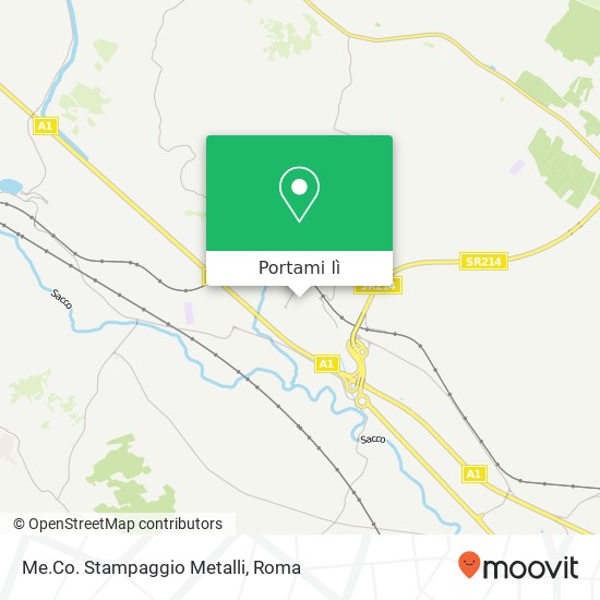 Mappa Me.Co. Stampaggio Metalli